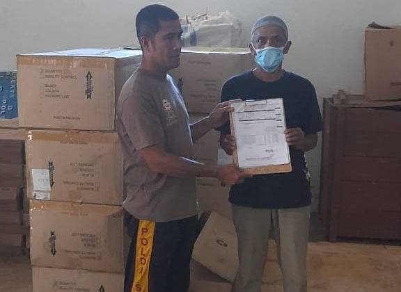 Pengiriman Barang Pengadaan untuk Kantor Dinas dalam kota Makassar 29 Agustus 2022