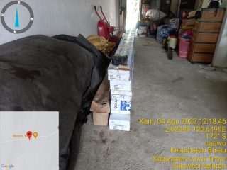 Pengiriman Plafon dari Makassar ke Burau tiba 03 Agustus 2022