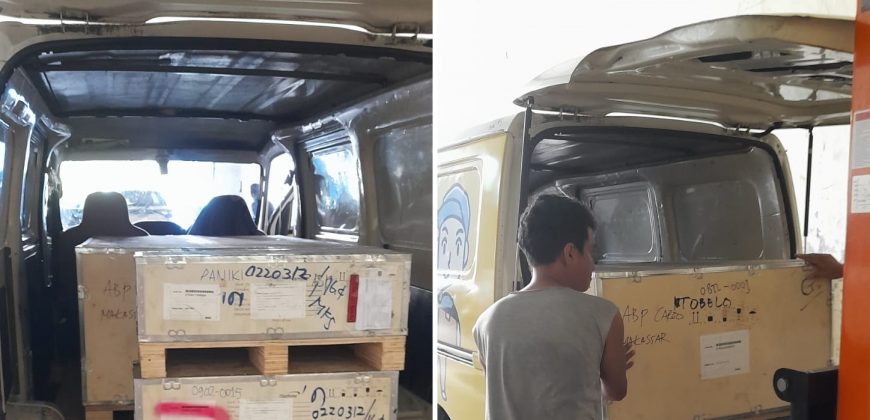 Pengiriman Alat Jaringan Telekomunikasi Dari Makassar Ke Marisa, Manado, Todano, Airmadidi dan Kepulauan Talaud 12 Oktober 2022