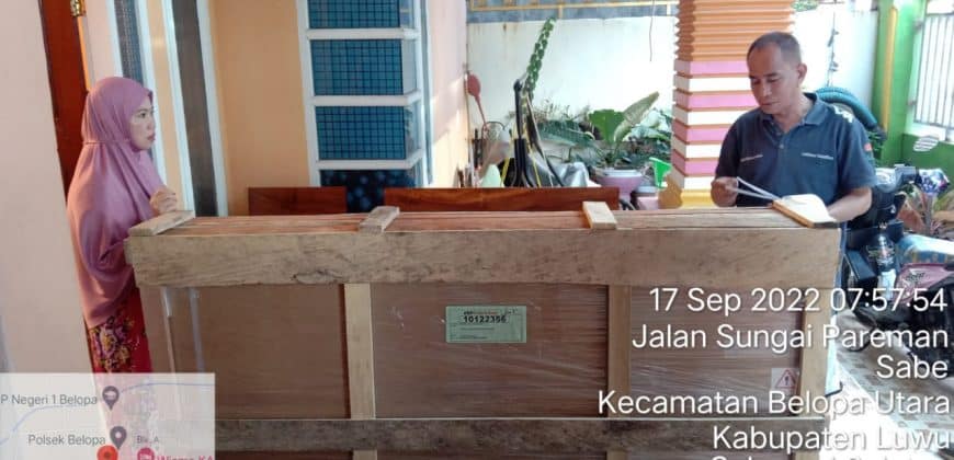Pengiriman TV UHD dari Makassar ke Belopa 14 September 2022