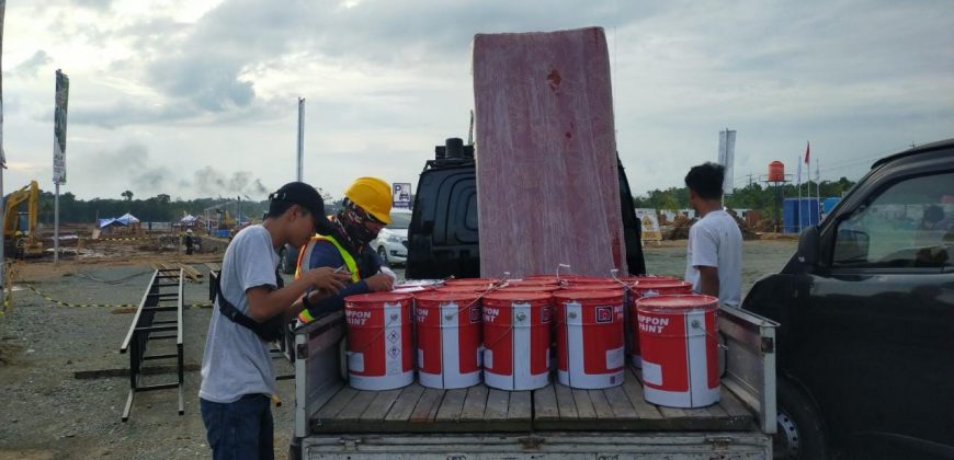 Pengiriman Cat Dari Makassar ke Balikpapan tiba di tuuan 10 November 2022