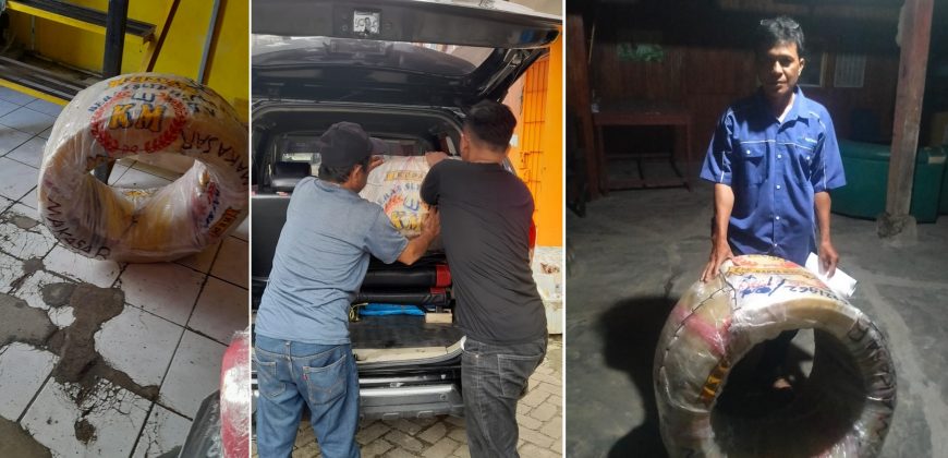 Pengiriman Selang Pipa Makassar ke Sengkang 03 November 2022