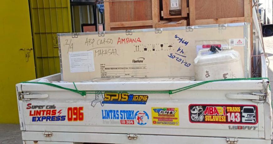 Pengiriman Perangkat Telekomunikasi Makassar Ke Ampana Tojo Una-una, 07 Juni 2023