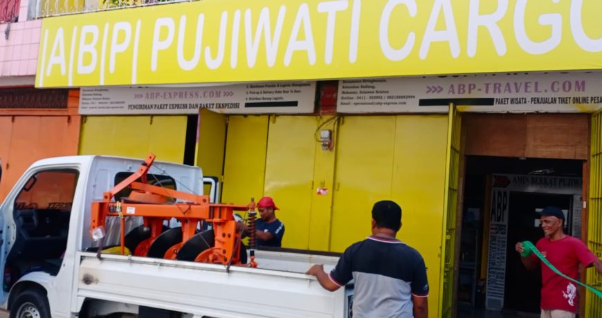 Pengiriman Mesin dari Makassar ke Bombana berawngkat 11 Agustus 2023