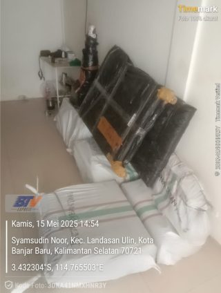 Pengiriman dari makassar ke banjarbaru tiba 15 mei 2025