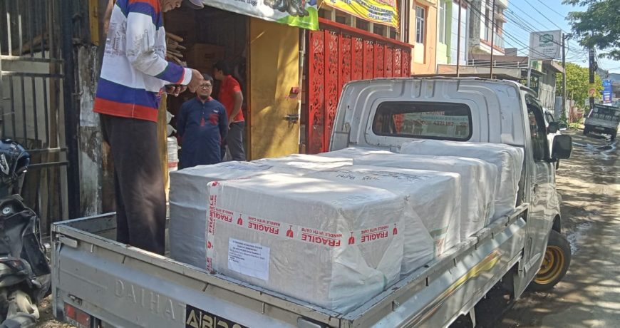 Pengiriman dari barang dari makassar ke lelilief weda halmahera 17 juni 2025