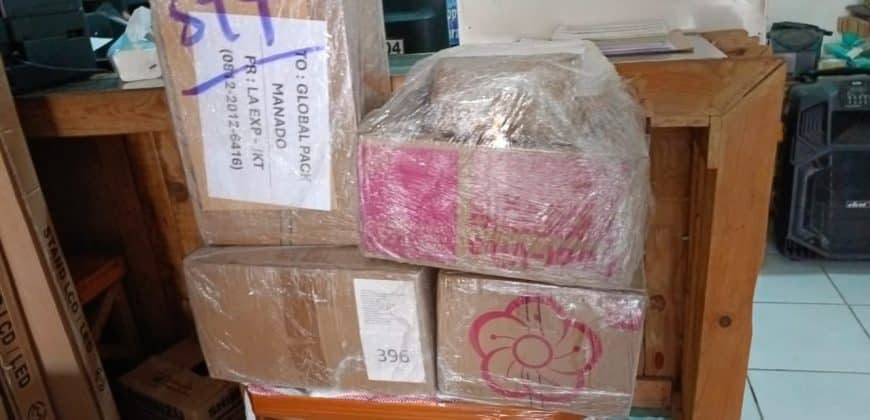 Pengiriman makassar manado 10 Juni