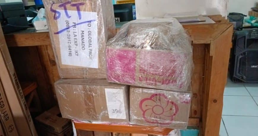 Pengiriman makassar manado 10 Juni