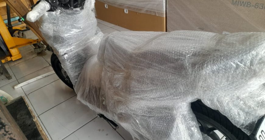 Pengiriman motor dari makassar ke belopa 16 juni tiba 17 juni 2025