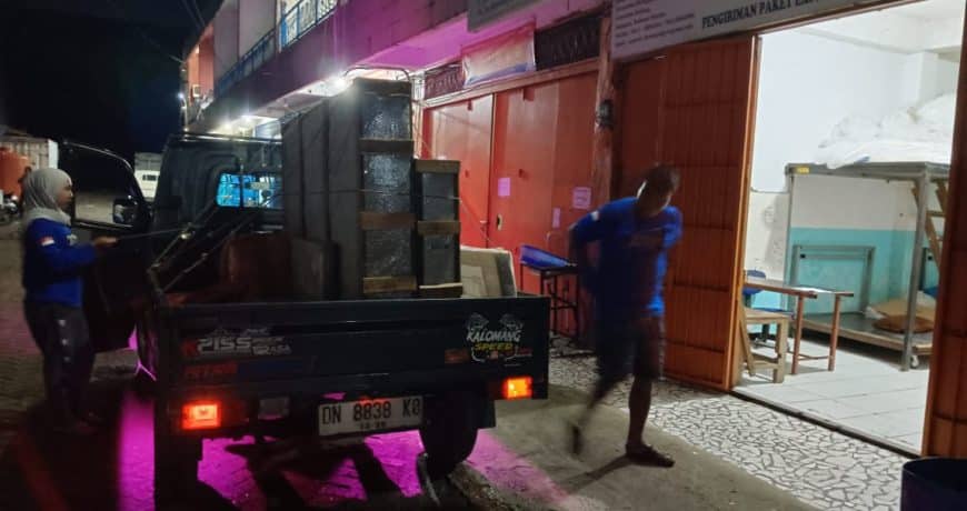 Pengiriman televisi dari makassar mamuju 6 juli 2025